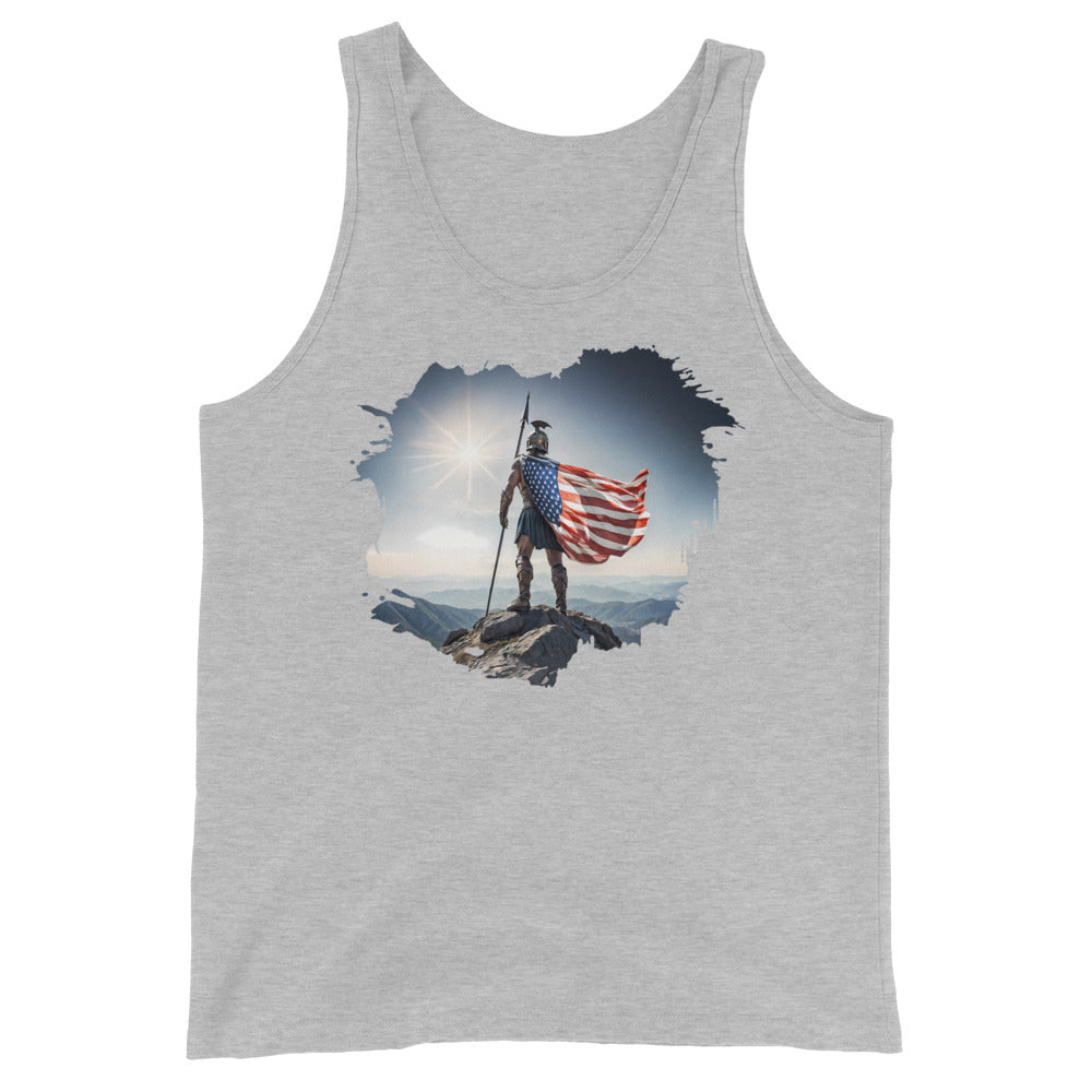 Patriotic Spartan Tank Top