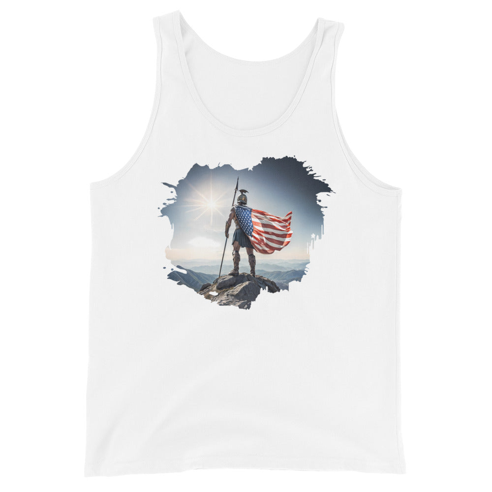 Patriotic Spartan Tank Top