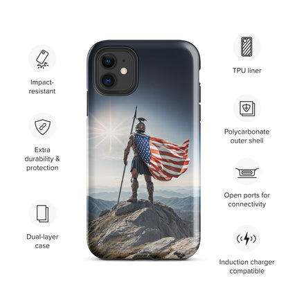 Patriotic Spartan Case for iPhone®