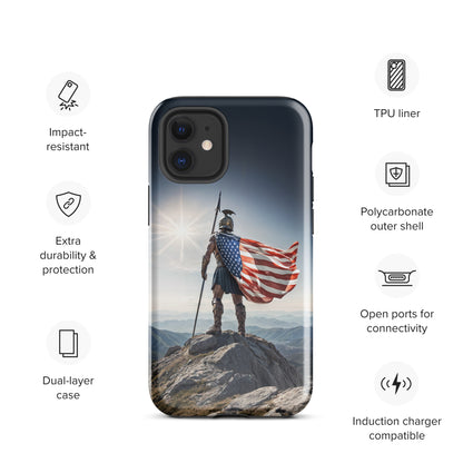 Patriotic Spartan Case for iPhone®