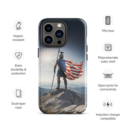 Patriotic Spartan Case for iPhone®