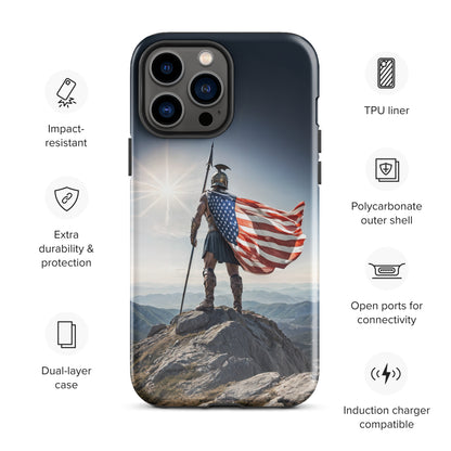 Patriotic Spartan Case for iPhone®