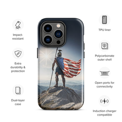 Patriotic Spartan Case for iPhone®