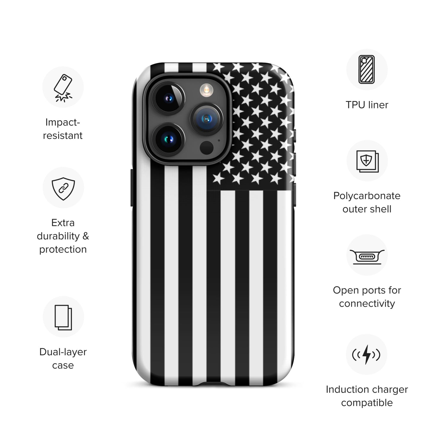 American Flag Case for iPhone®