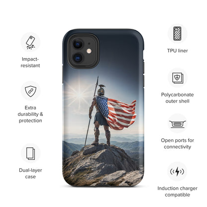 Patriotic Spartan Case for iPhone®