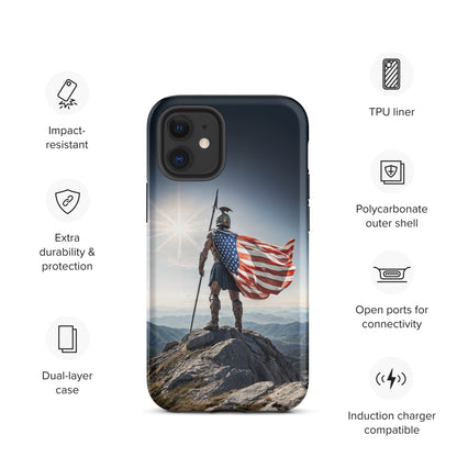 Patriotic Spartan Case for iPhone®