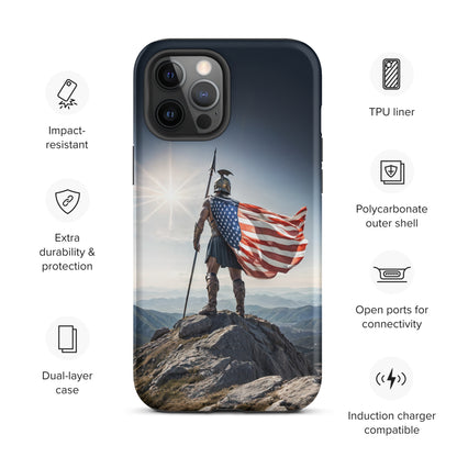 Patriotic Spartan Case for iPhone®