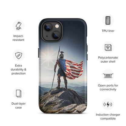 Patriotic Spartan Case for iPhone®