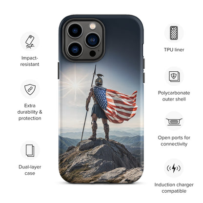 Patriotic Spartan Case for iPhone®