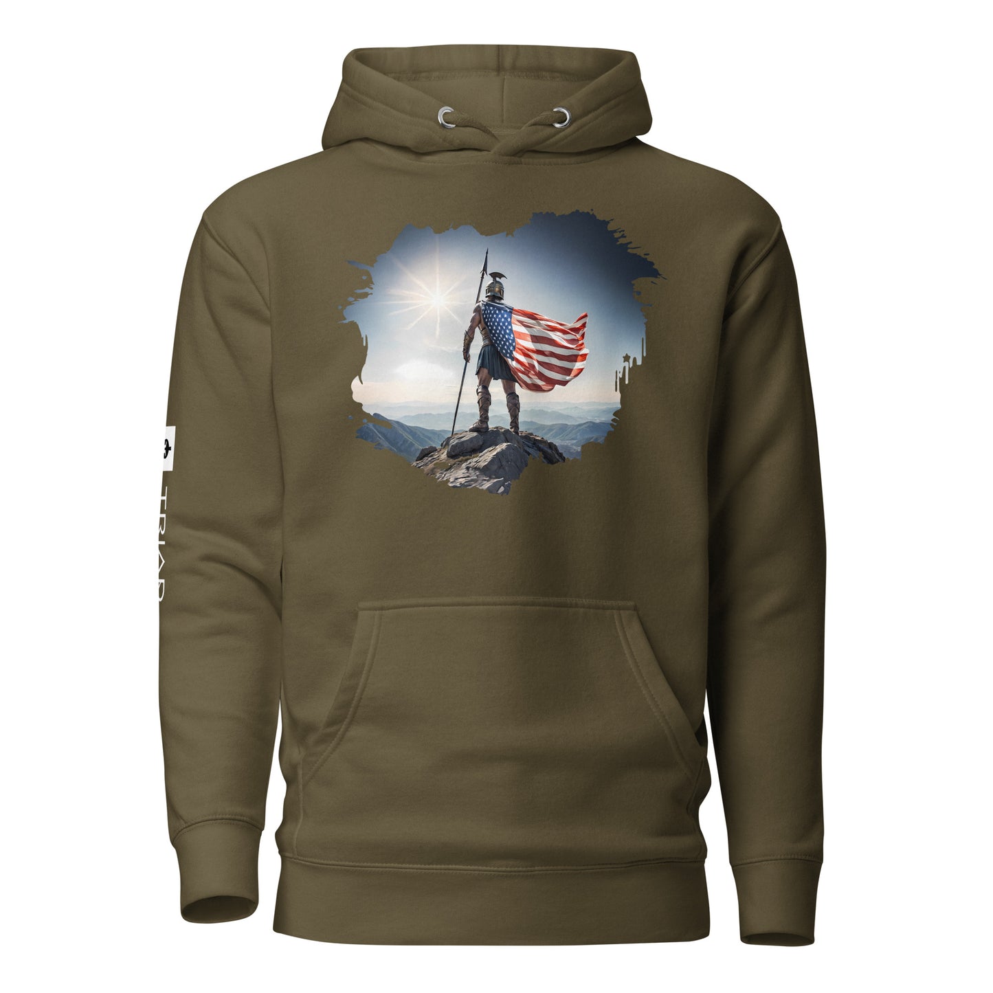 Patriotic Spartan Hoodie